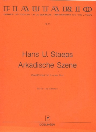 Arkadische Szene fr 5 Blockflten Partitur und Stimmen