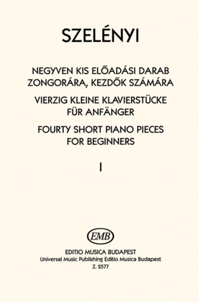 40 kleine Klavierstcke fr Anfnger Band 1