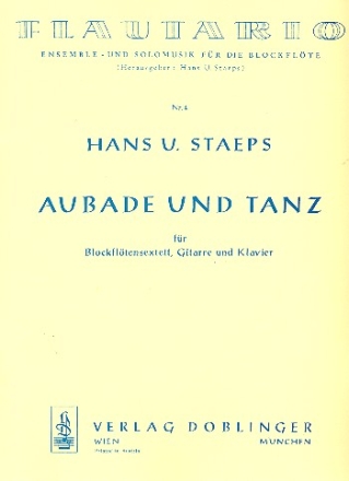 Aubade und Tanz fr 6 Blockflten, Gitarre und Klavier