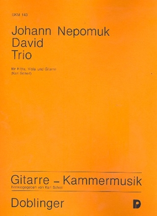 Trio fr Flte, Viola und Gitarre Partitur und Stimmen