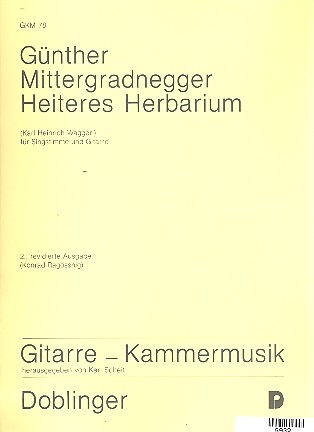 Heiteres Herbarium fr eine Singstimme und Gitarre