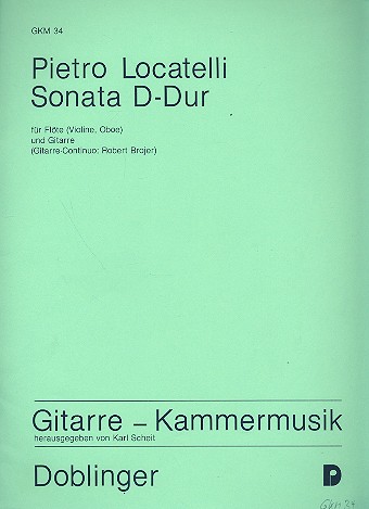 Sonate D-Dur für Flöte und Gitarre