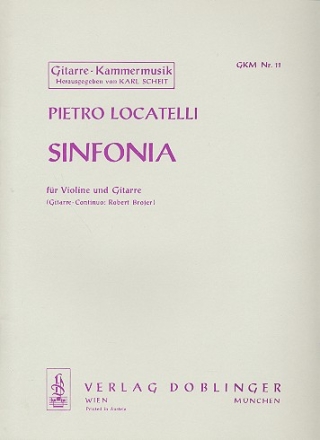 Sinfonia fr Violine und Gitarre