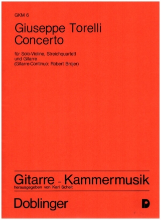 Concerto fr Violine, Gitarre und Streichquartett 6 Stimmen