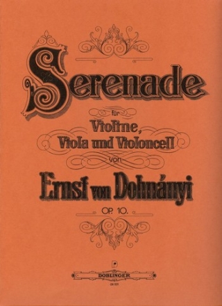 Serenade C-Dur op.10 fr Streichtrio