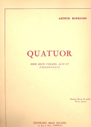 Quatuor pour 2 violons, alto et violoncelle parties