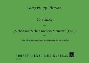 15 Stcke aus Sieben mal Sieben und ein Menuett fr Violine und Klavier