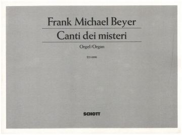 Canti dei misteri fr Orgel