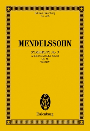 Sinfonie A-Moll Nr.3 op.56 fr Orchester Studienpartitur (dt/en)