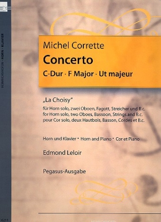 Concerto C-Dur  fr Horn und Orchester fr Horn und Klavier