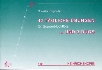 42 tgliche bungen und 3 Duos Band 2 fr Sopranblockflten