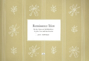 Renaissance-Trios fr 3 Blockflten (ATB) Partitur und Stimmen