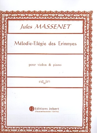 Mlodie-Elgie des Erinnyes pour violon (flte, cello) et piano