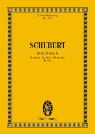 Messe Es-Dur Nr.6 D950 fr Soli, Chor und Orchester Studienpartitur
