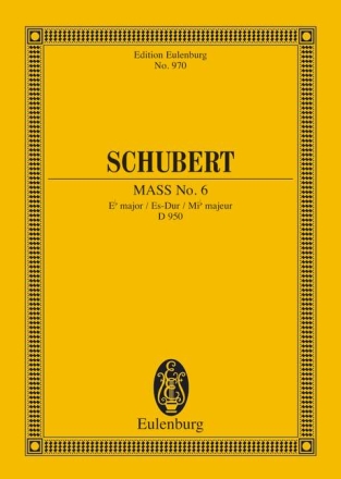 Messe Es-Dur Nr.6 D950 fr Soli, Chor und Orchester Studienpartitur