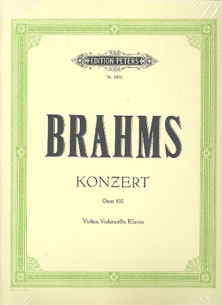 Konzert a-Moll op.102 fr Violine, Violoncello und Orchester fr  Violine, Violoncello und Klavier