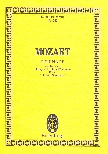 Serenade D-Dur Nr.7 fr Violine und Kammerorchester Studienpartitur