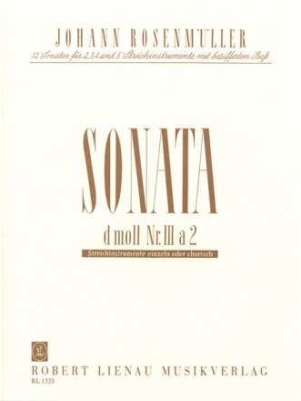 Sonate Nr.3 fr Violine, Violoncello und Klavier Partitur (= Klavierstimme)