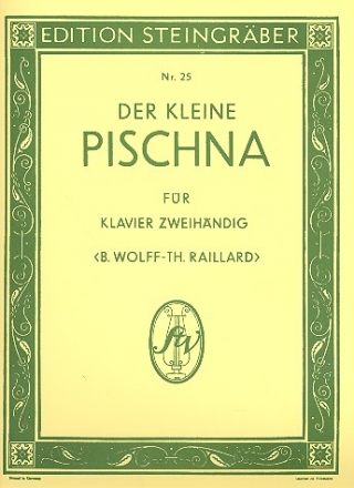 Der kleine Pischna fr Klavier