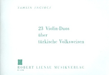 23 Violinduos ber trkische Volksweisen Fr 2 Violinen Spielpartitur