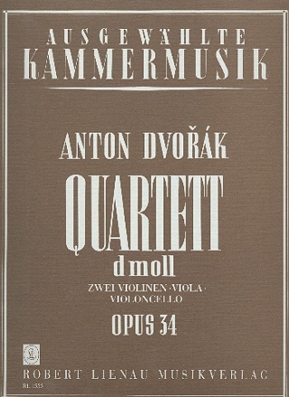 Streichquartett d-Moll op.34  Stimmen