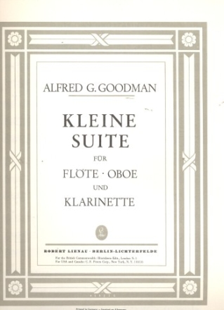 Kleine Suite fr Flte, Oboe und Klarinette