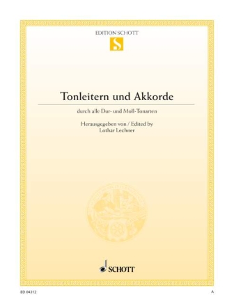 Tonleitern und Akkorde durch alle Dur- und Moll-Tonarten fr Klavier