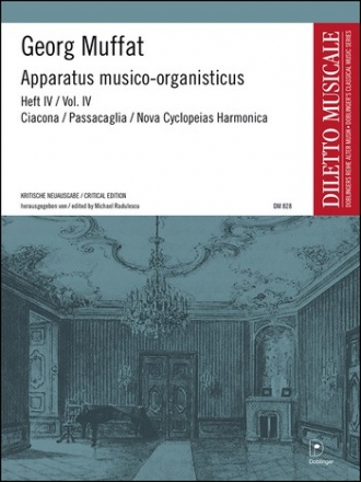 Passacaglia, ciacona nova cyclopoeia harmonica fr Orgel