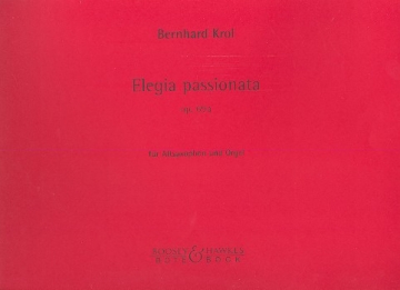 Elegia passionata op.69a fr Altsaxophon und Klavier
