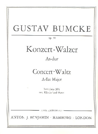 Konzertwalzer As-Dur op.48 fr Altsaxophon und Klavier