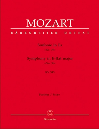 Sinfonie Es-Dur KV543 fr Orchester Partitur
