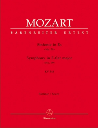 Sinfonie Es-Dur KV543 fr Orchester Partitur