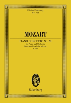 Konzert d-Moll KV466 fr Klavier und Orchester Studienpartitur