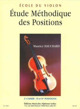 Etude methodique des positions vol.2 pour violon positions 2 et 4