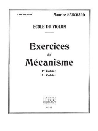 EXERCICES DE MECANISME VOL.2 POUR VIOLON AJ