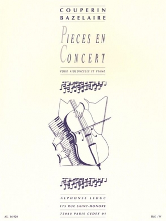 Pices en concert pour violoncelle et piano