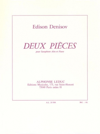 2 pices pour saxophone alto et piano