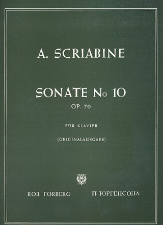 Sonate Nr.10 op.70 fr Klavier