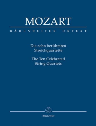 Die 10 berhmten Streichquartette  Studienpartitur