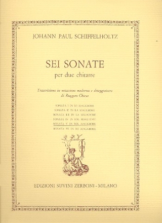 Sonata no.5 sol maggiore per 2 chitarre partitura