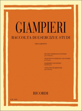 Raccolta di esercizi e studi per clarinetto