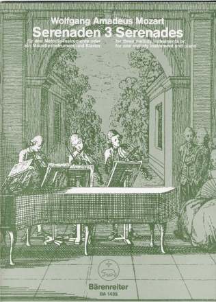 Serenaden Band 3  fr 3 Melodieinstrumente oder Melodieinstrument und Klavier