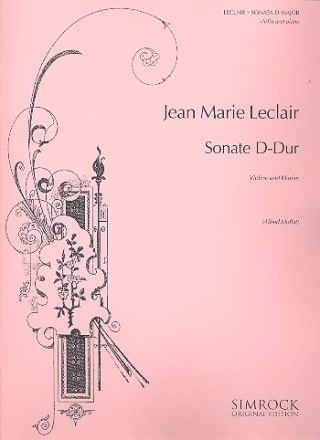 Sonate D-Dur fr Violine und Klavier