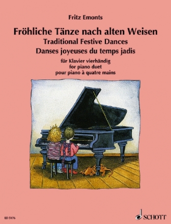 Frhliche Tnze nach alten Weisen fr Klavier zu 4 Hnden