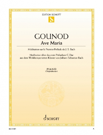 Ave Maria fr Klavier Original-Ausgabe