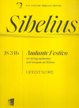 Andante festivo for strings score