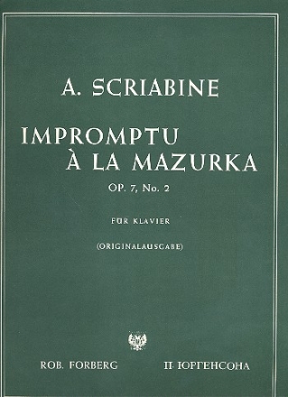 Impromptu op.7,2 fr Klavier