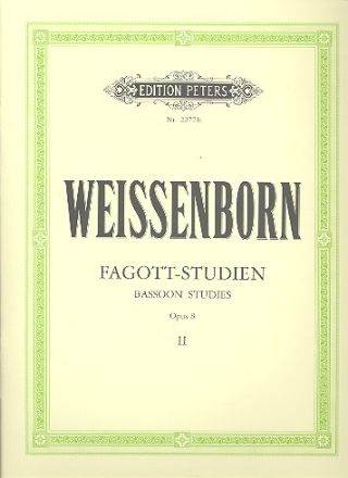 Fagott-Studien op.8 Band 2 fr Fortgeschrittene