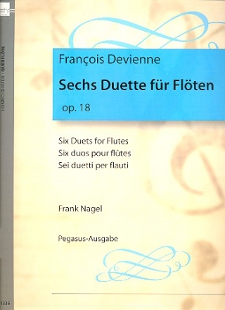 Duette op.18,1-6 fr 2 Flten Spielpartitur