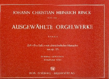 Ausgewhlte Orgelwerke Band 1  